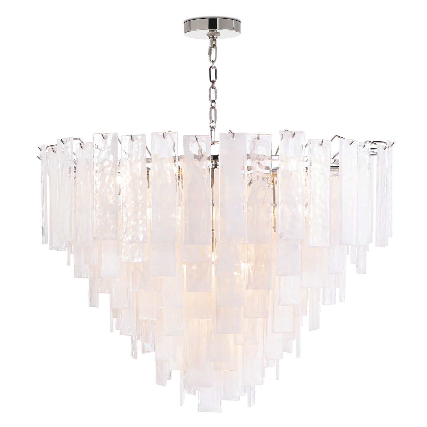 Glacier Chandelier, Silver