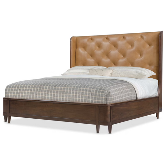 Archives Leather Bed, King