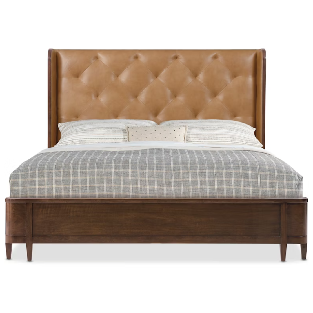 Archives Leather Bed, King