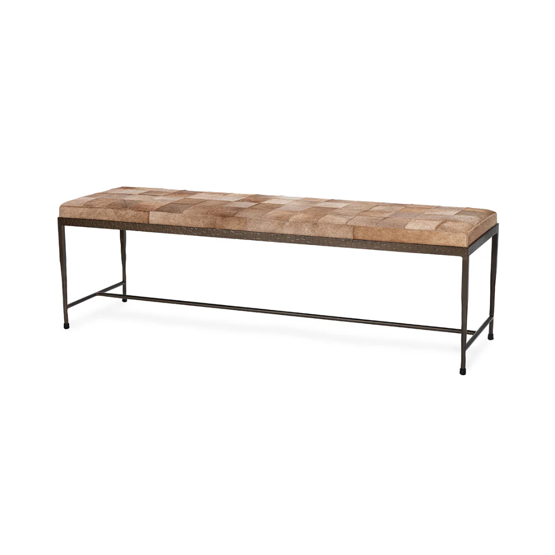 Achen Hide Bench, Blonde