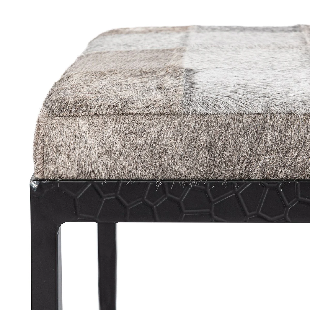 Achen Hide Bench, Gray