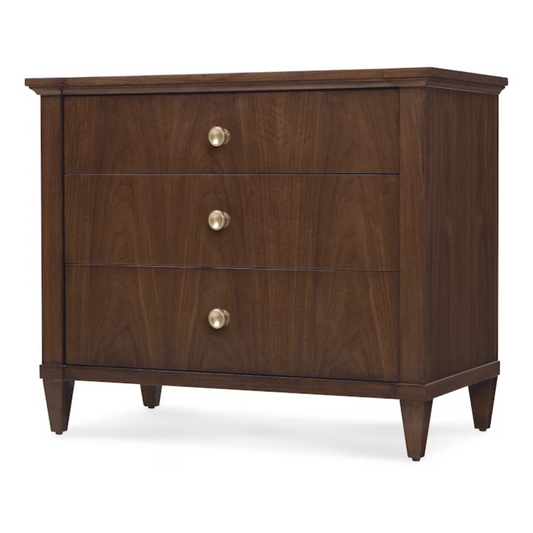 Archives Three-Drawer Nightstand