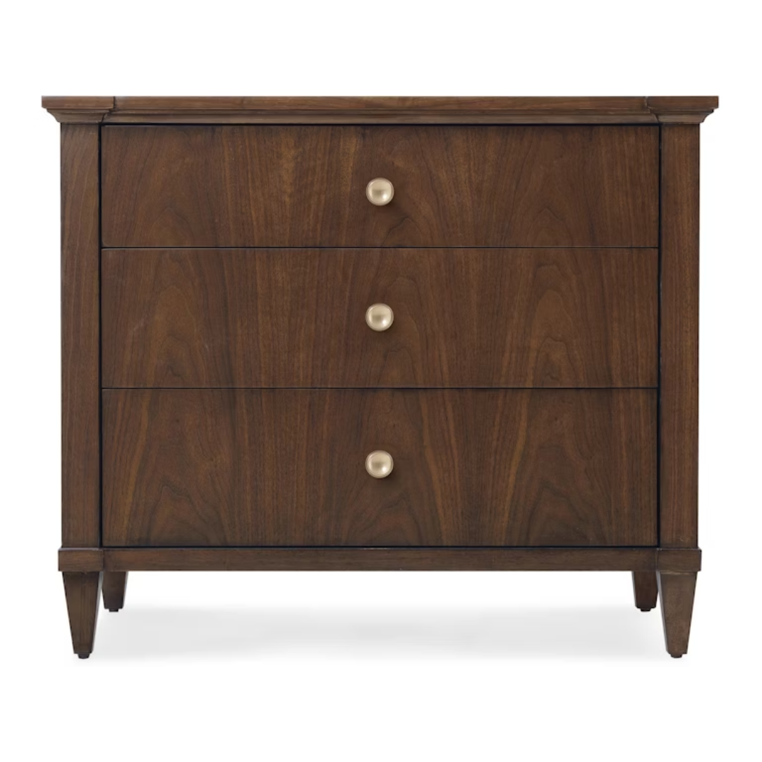 Archives Three-Drawer Nightstand