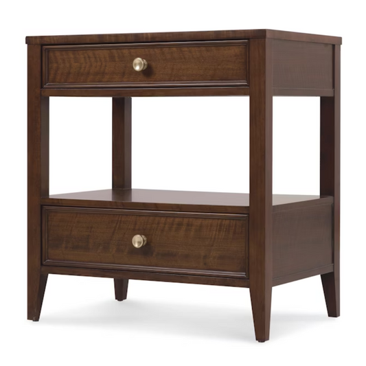 Archives Two-Drawer Nightstand