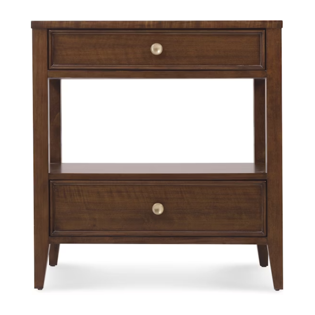 Archives Two-Drawer Nightstand
