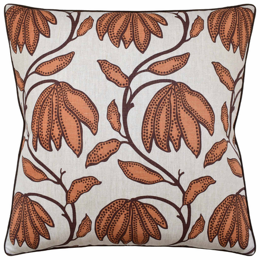 Desert Flower Pillow, Ochre