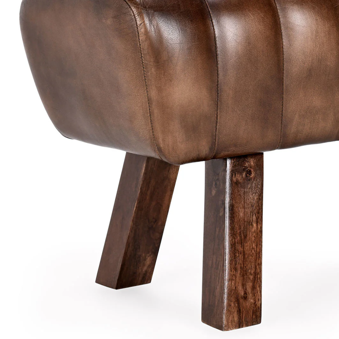 Florian Leather Bench