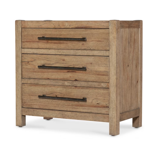 Vineyard Row Three-Drawer Nightstand