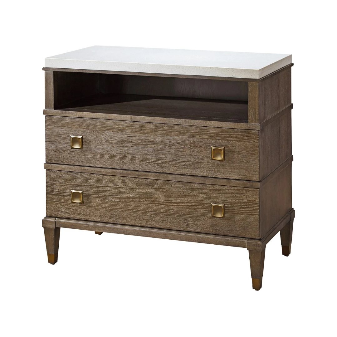 Playlist Two Drawer Nightstand, Brown Eyed Girl