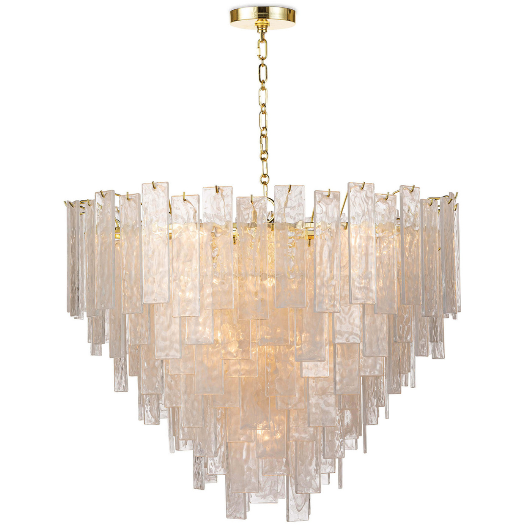 Glacier Chandelier, Gold