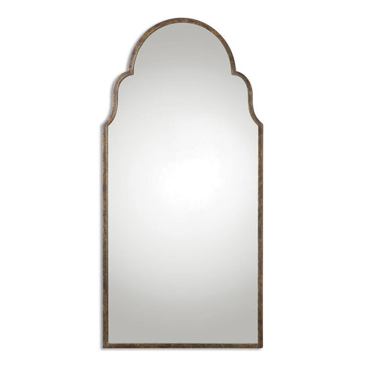 Brayden Tall Arch Mirror, Rust Bronze