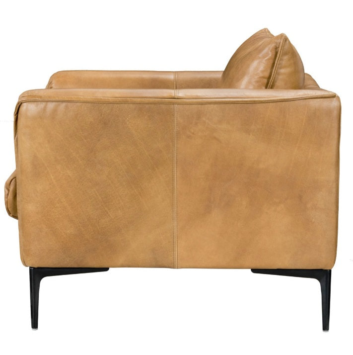 Abigail Club Chair, Leather