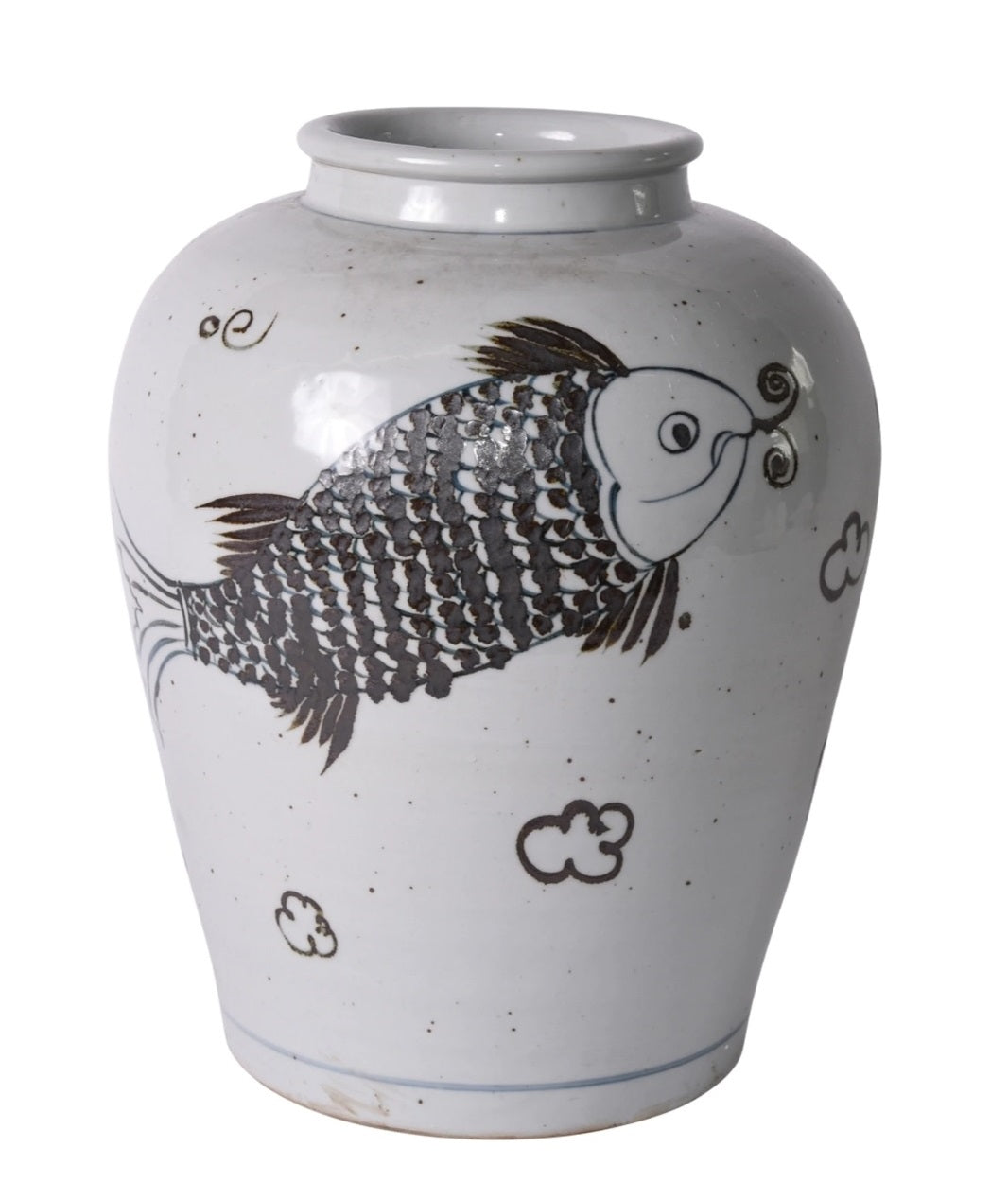 Brown Fish Jar