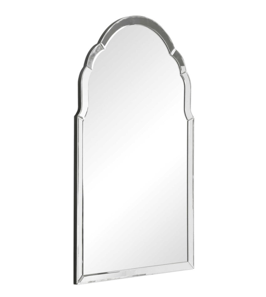 Brayden Arch Mirror, Frameless Mirror-Edge