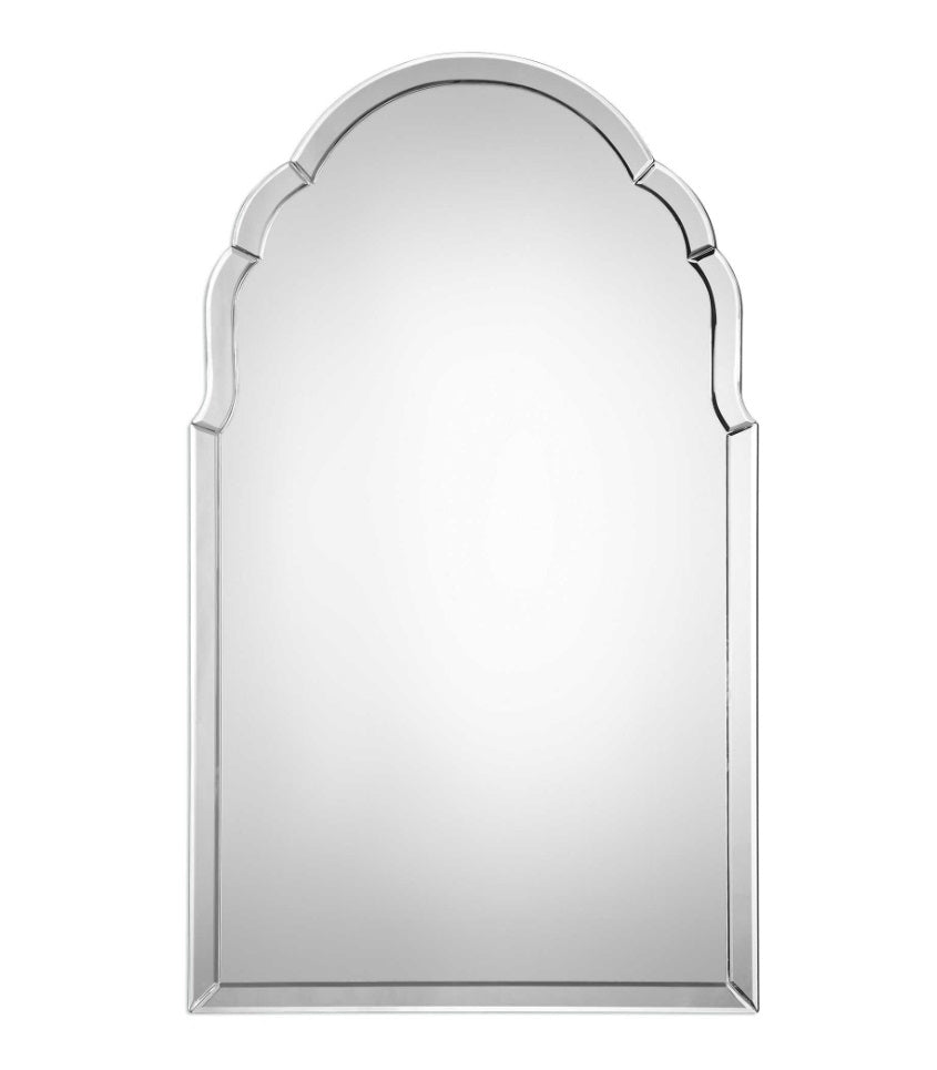 Brayden Arch Mirror, Frameless Mirror-Edge