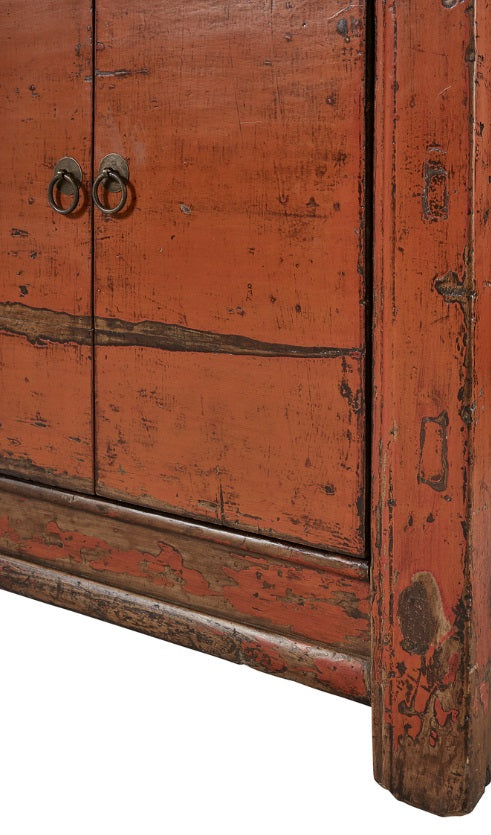 Large Antique Amber Sideboard