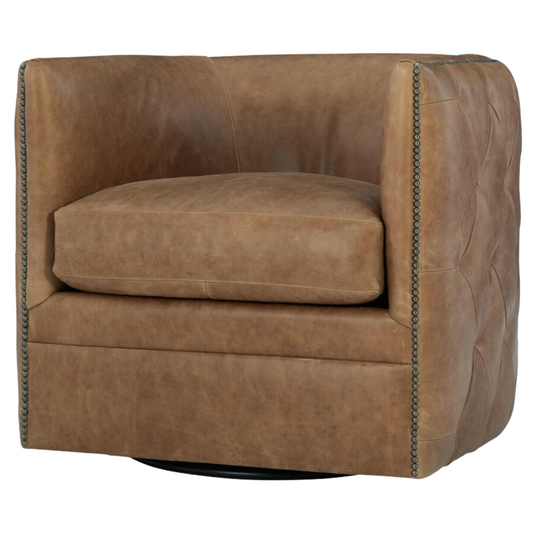 Palazzo Leather Swivel Chair