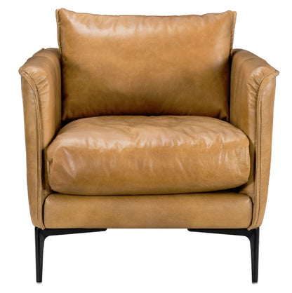 Abigail Club Chair, Leather