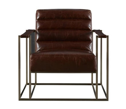 Jensen Chair, Leather - Brown
