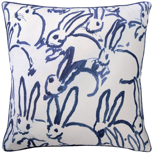 Hutch Pillow, Navy Bunny