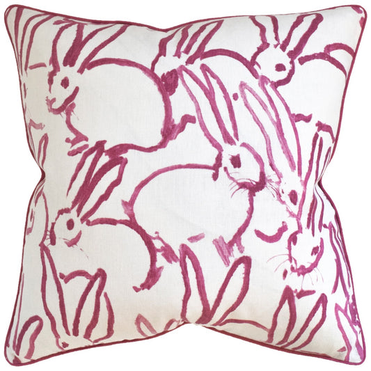 Hutch Pillow, Pink Bunny