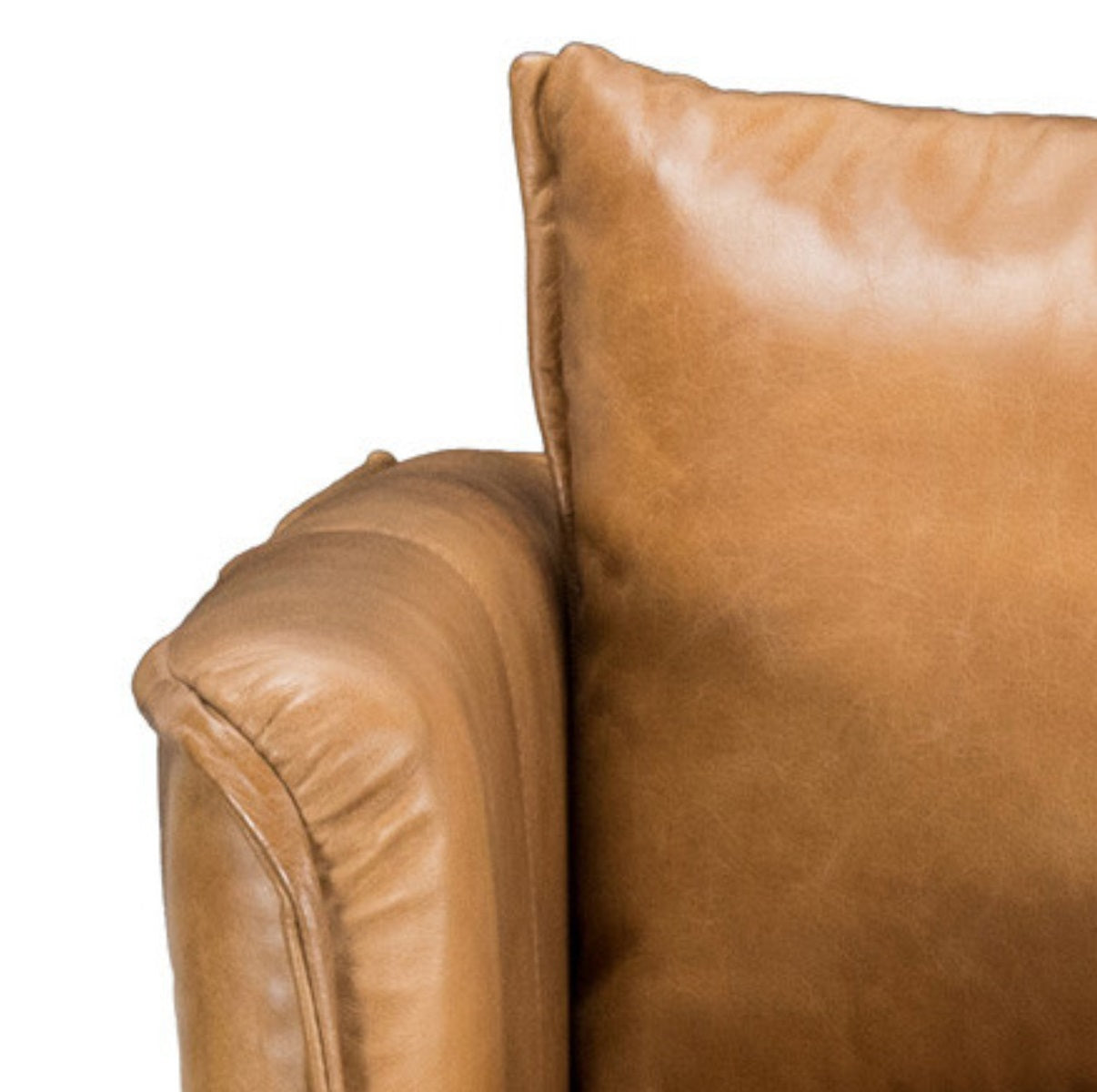 Abigail Sofa, Leather - Tan